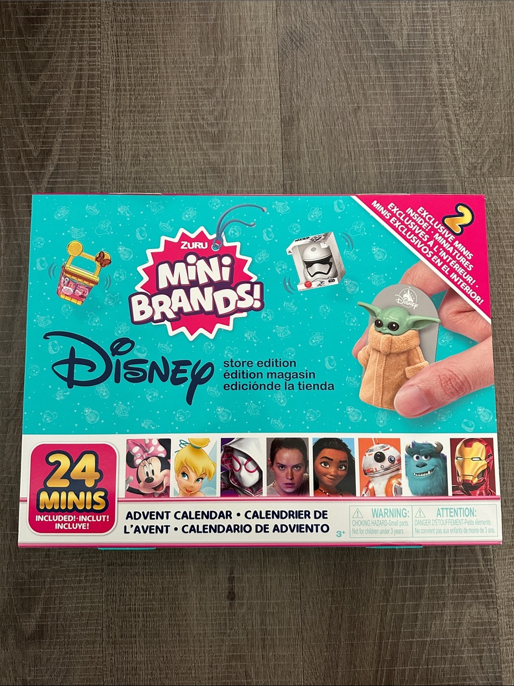 New DISNEY MINI BRANDS CHRISTMAS ADVENT CALENDAR 2023 24 MINIS AND 2 EXCLUSIVES